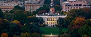 The White House from above